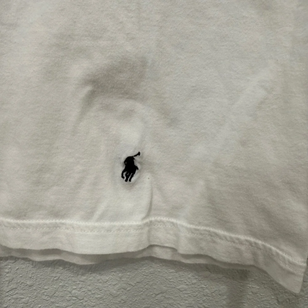 Polo Ralph Lauren Classic Fit White Crew Neck T Shirt‎ Men's L G G